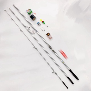Cần câu lục 3 khúc shimano surf lead dài 4m25 BXT khuyên pát fuji + tặng phụ kiện 6 món y hình cần tải cá 20kg