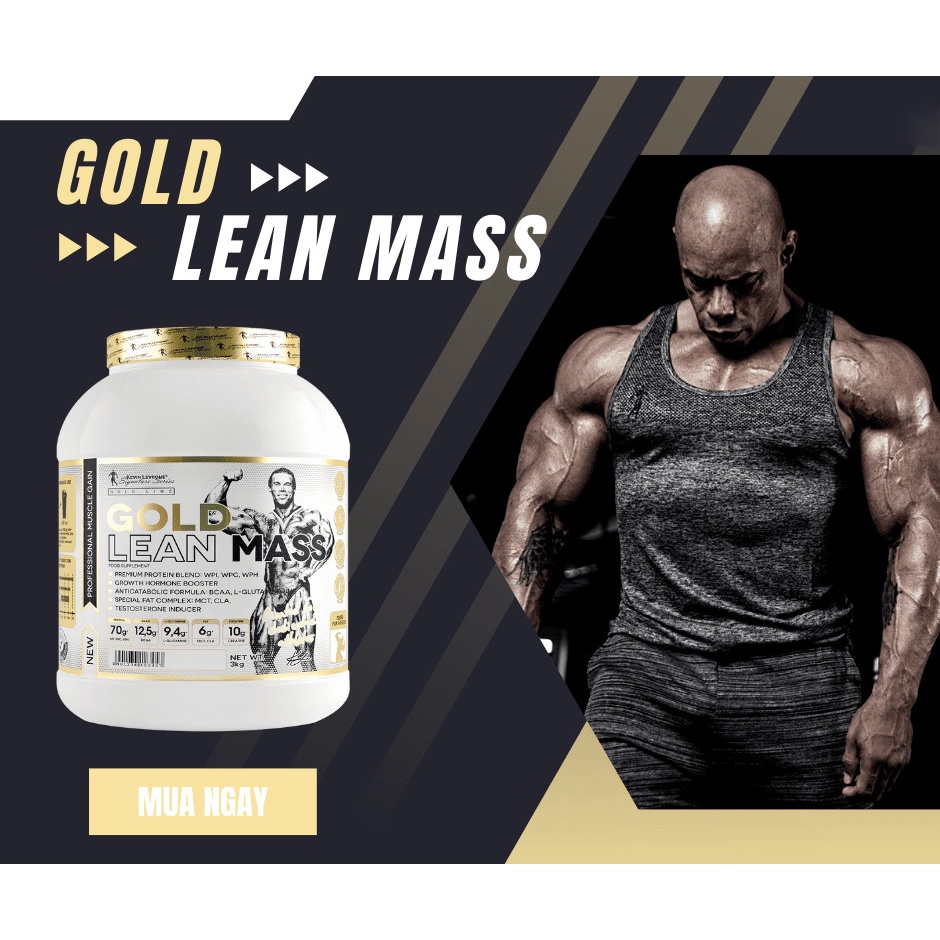 KEVIN LEVRONE Mass Sữa Dinh Dưỡng Tăng Cân Tăng Cơ Cho Người Gầy Kinh Niên 3KG