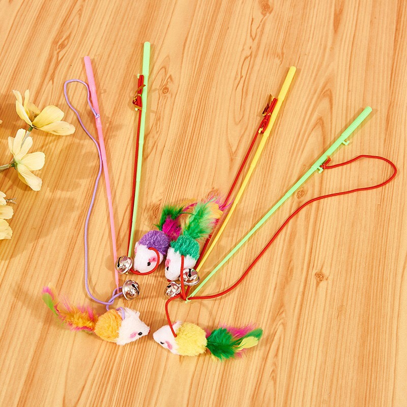 CẦN CÂU TRÊU MÈO CON CHUỘT BÁT NHÁO.