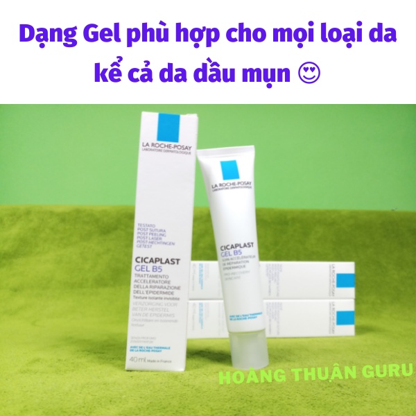 B5 La roche posay cicaplast 40ml - gel dưỡng ẩm phục hồi da, làm dịu, làm mượt, làm mát phù hợp cho cả da dầu