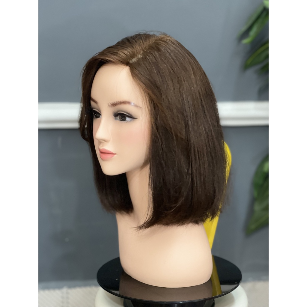 TÓC BỘ BẰNG TÓC THẬT 100% SIÊU DA LƯỚI ĐẦU