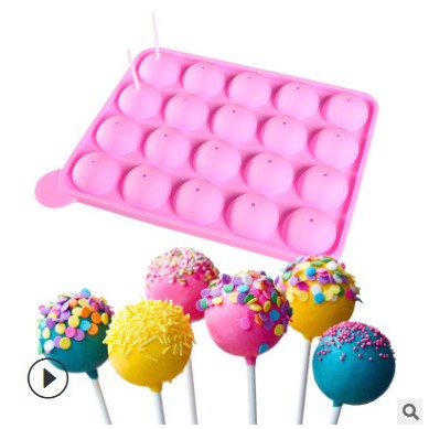 [Mã ICB1219 giảm 25% đơn 50K] Khuôn silicon cakepop (kèm que)