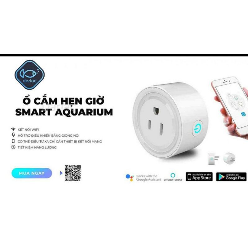 Ổ Cắm Hẹn Giờ Smart Aquarium (Điều Khiển Bằng Wifi)