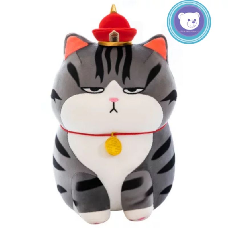 Gấu bông - Gấu Mèo Hoàng Thượng ngồi size bé  - Gấu Bông Hana