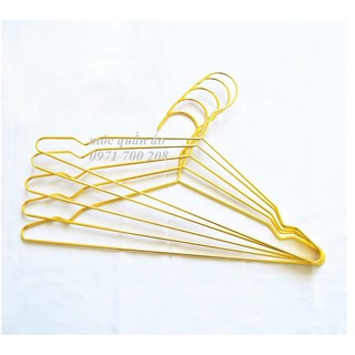 Móc quần áo shop, móc áo nhôm tròn si mạ cao cấp