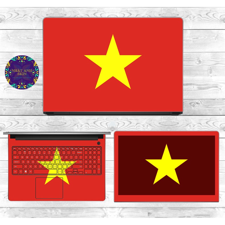 [ VIỆT NAM] Skin dán Laptop Việt Nam. Đủ các dòng máy: Asus, Acer, Dell, HP,... In hình theo yêu cầu