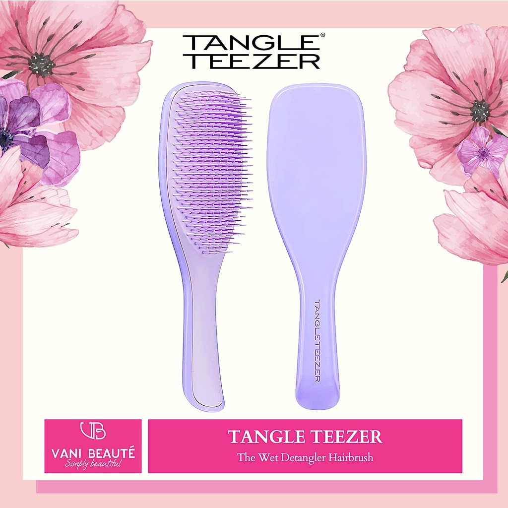 Lược Tangle Teezer The Wet Detangler Hairbrush Chuyên Gỡ Rối, Giảm Gãy Rụng Tóc