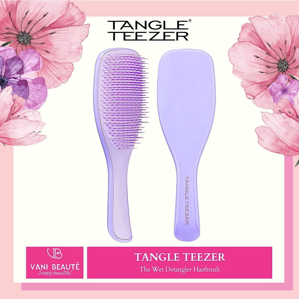 Lược Tangle Teezer The Wet Detangler Hairbrushl chuyên gỡ rối, giảm gãy rụng tóc