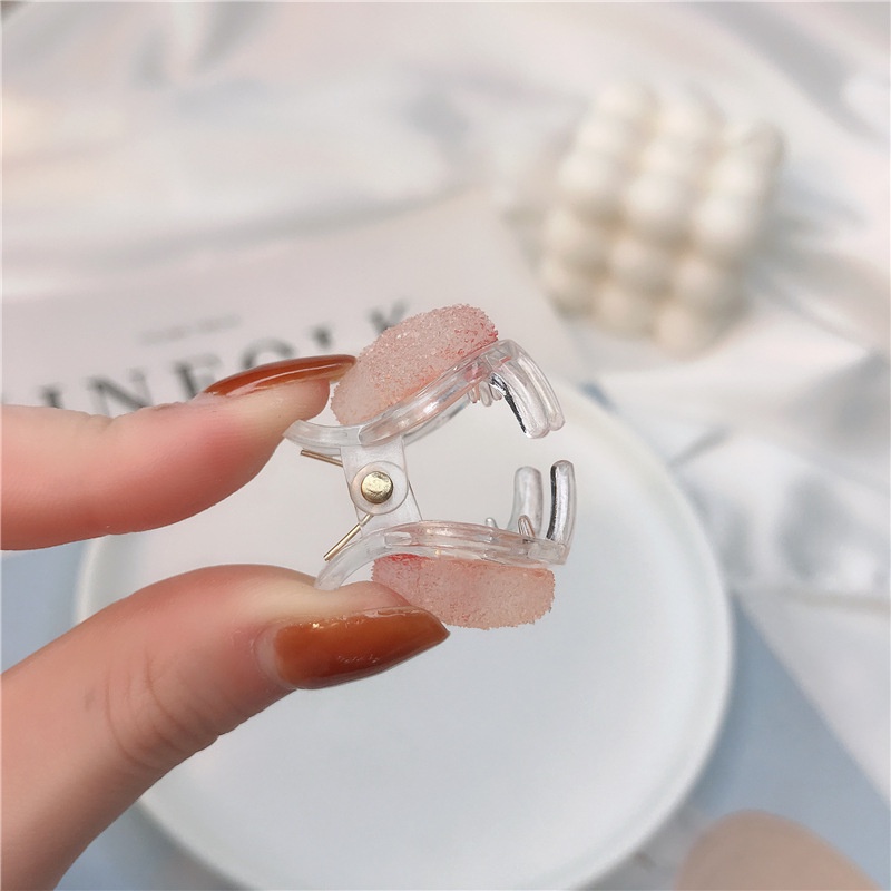 (Hàng Mới Về) 1 Kẹp Tóc Mini Hình Ngôi Sao / Trái Tim Mềm Mại Ngọt Ngào Cho Nữ