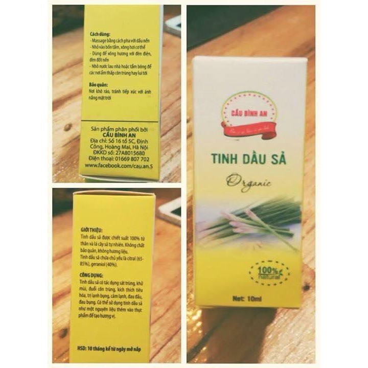 tinh dầu sả