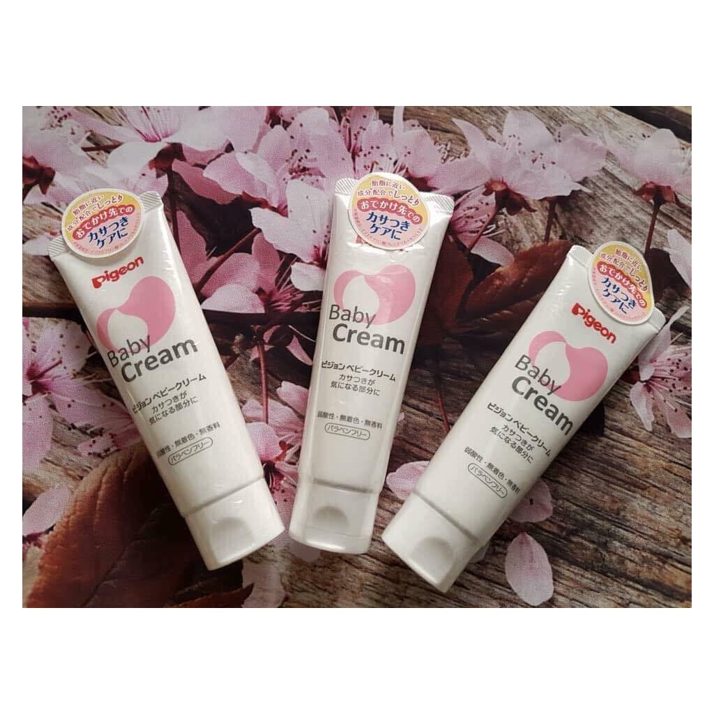 Kem Dưỡng Ẩm Chống Nẻ Da Cho Bé Pigeon Baby Cream Tuýp 50g