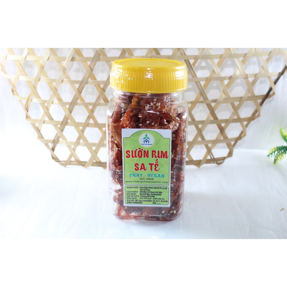 [HOT] SƯỜN RIM SA TẾ CHAY - VEGAN - HOÀNG CHÂU SUPPLIER