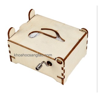 Hộp gỗ âm nhạc-Đồ chơi khoa học sáng tạo