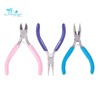 Diy Hand Tools Three-Piece Jewelry Pliers Long-Nosed Round Nose Pliers