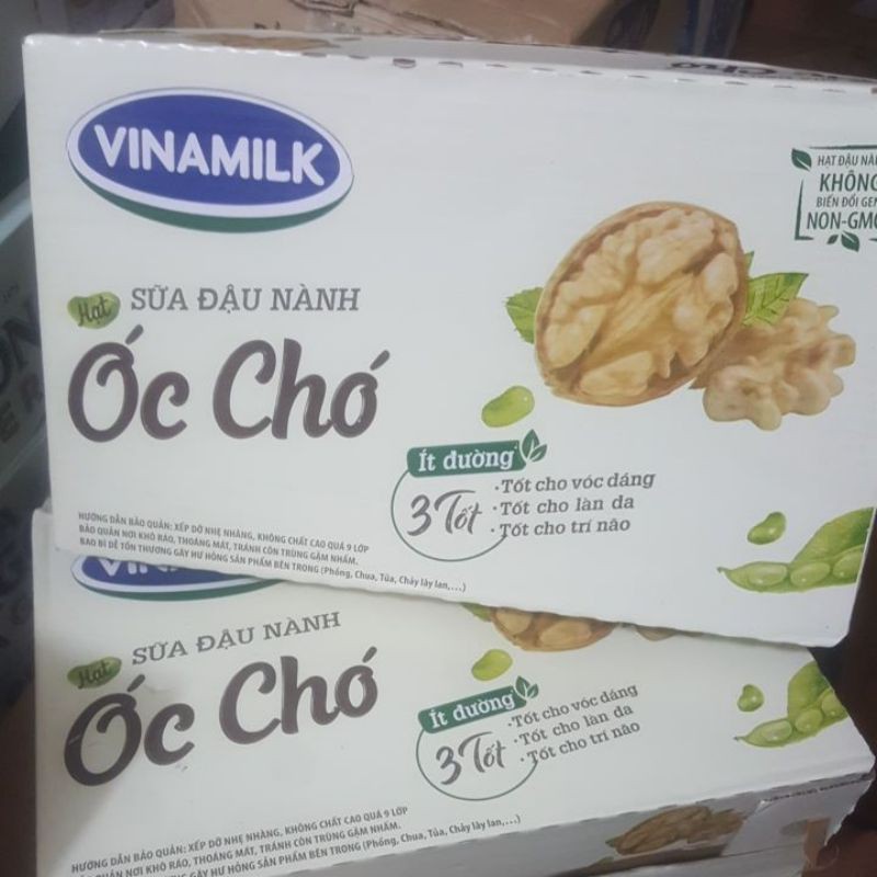 Thùng sữa đậu hạt nành óc chó 12 lốc
