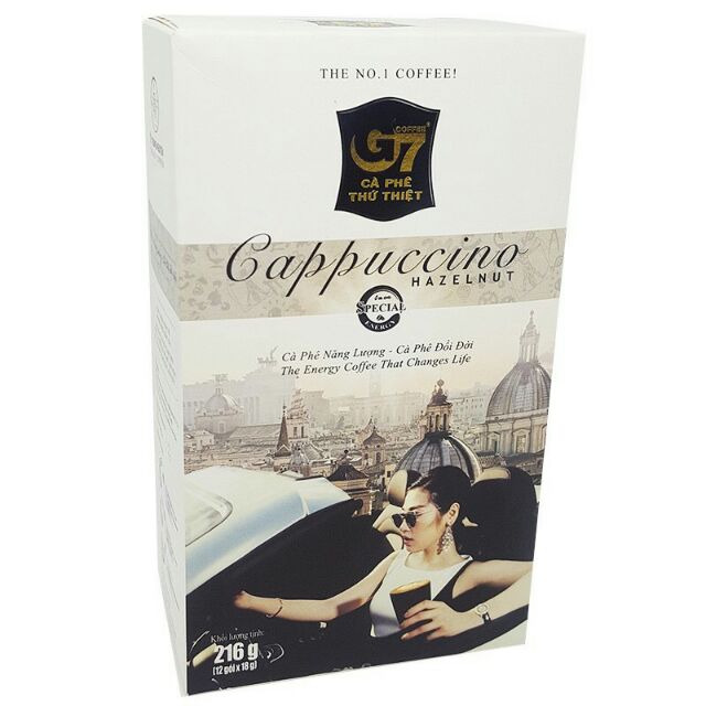 Cafe G7 Capuchino vị HAZELNUT