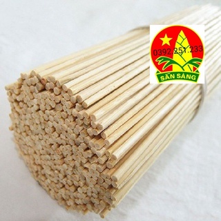 1kg que tăm tre dài 50cm đẹp làm nhà mô hình