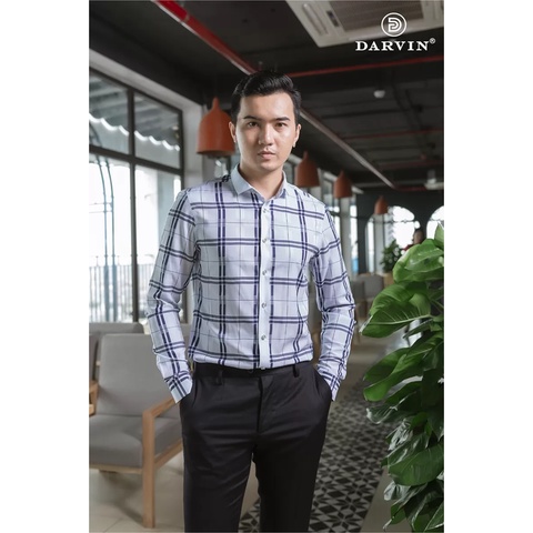 [Giá hủy diệt] Áo sơ mi tay dài lịch lãm DARVIN, sơ mi công sở, sơ mi tiệc