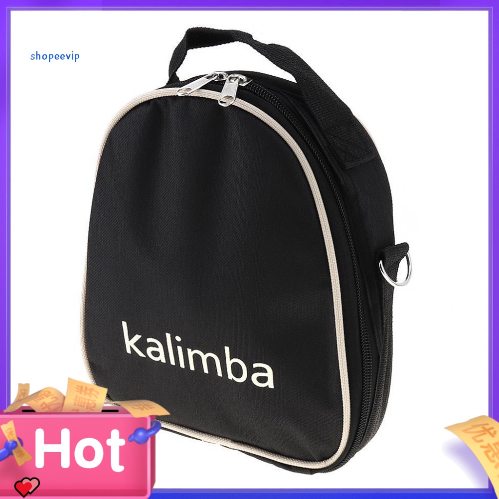 Túi mềm có khóa kéo đựng đàn Kalimba 17/15/10 phím tiện lợi