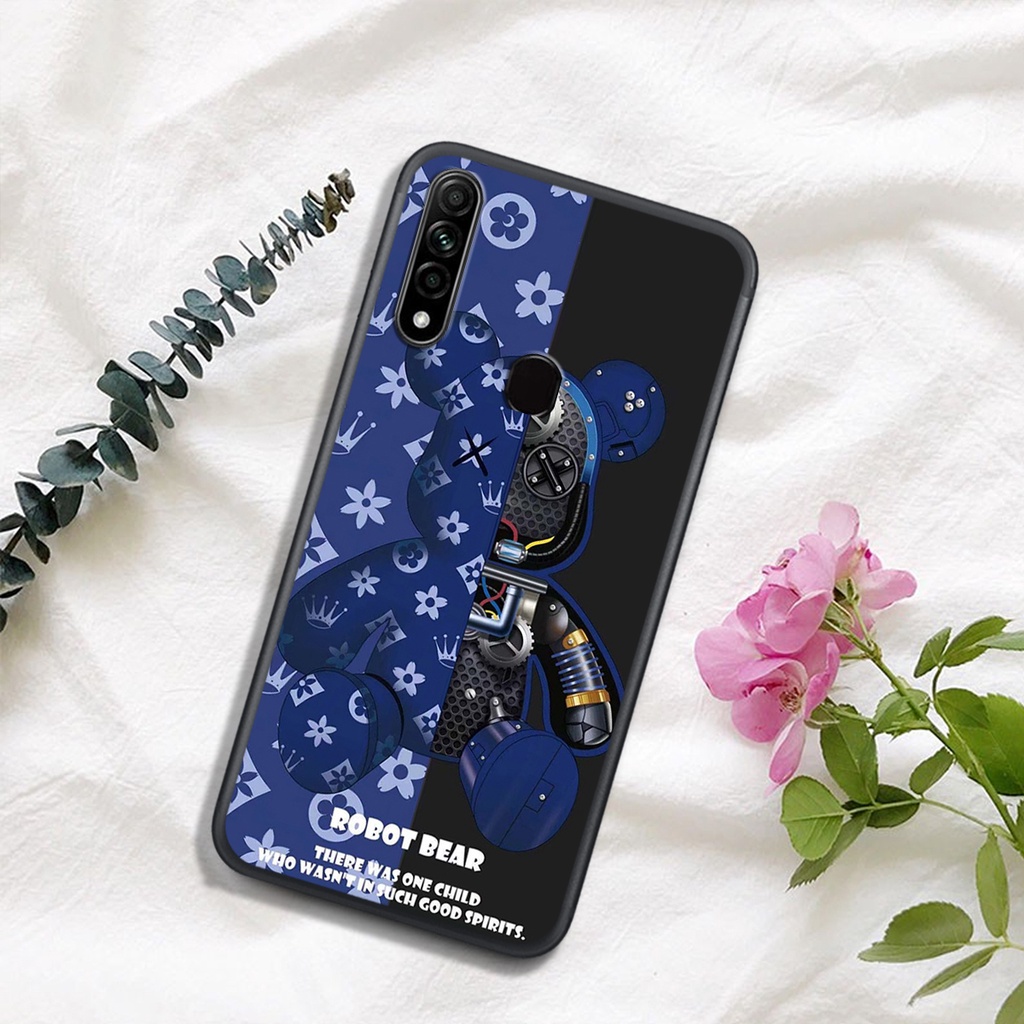 Ốp Lưng OPPO A8 - A31 - REALME X - OPPO K3 , In Hình Gấu Bear Brick siêu ngầu.