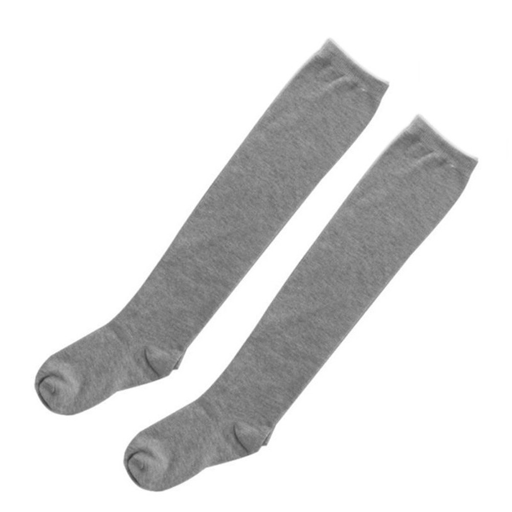 Đôi vớ cổ cao tới đùi màu trơn/ kẻ sọc quyến rũ thời trang cho nữ