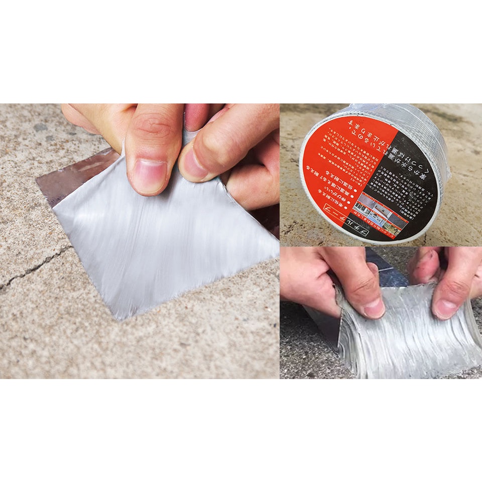 Băng Keo Chống Thấm Nhật Bản Siêu Dính 10P (cuộn) Màu Xám