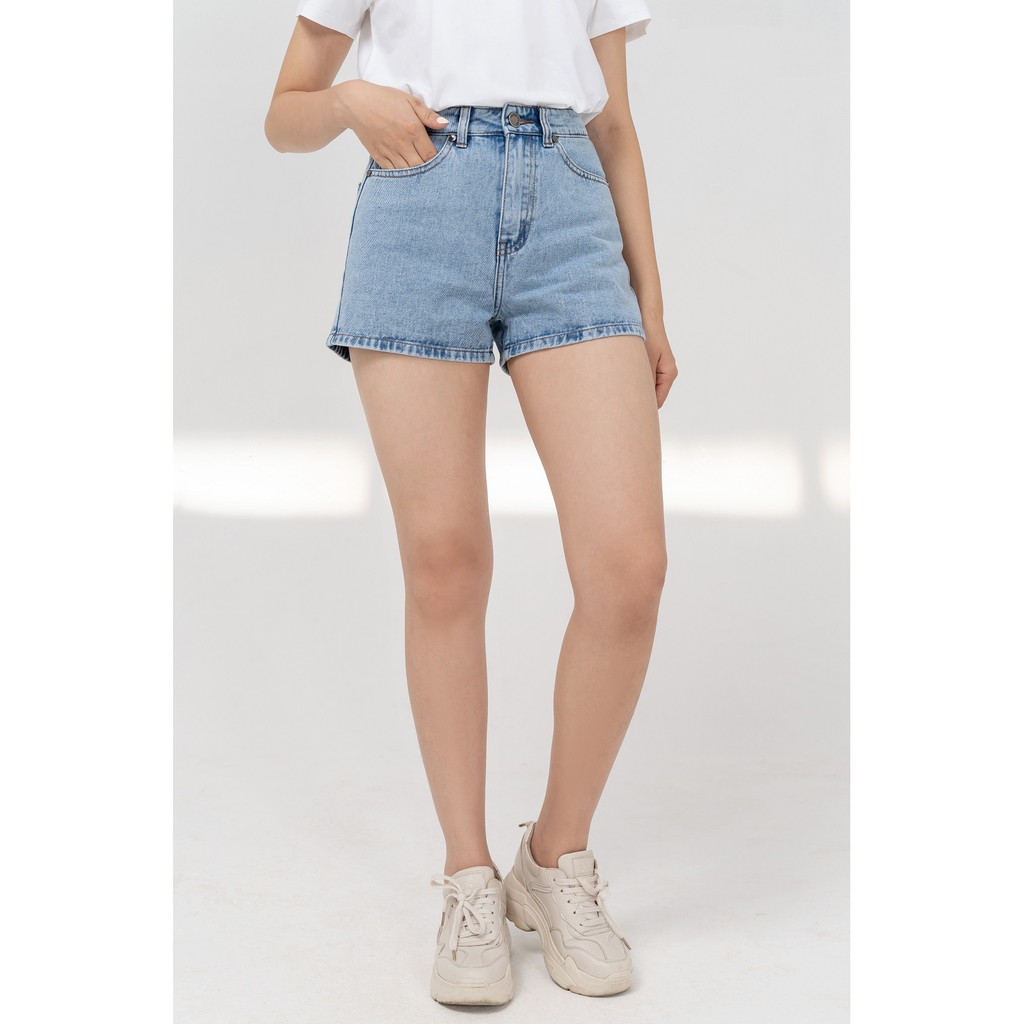 Quần short jean nữ YODY quần ngố cơ bản năng động SJN4004