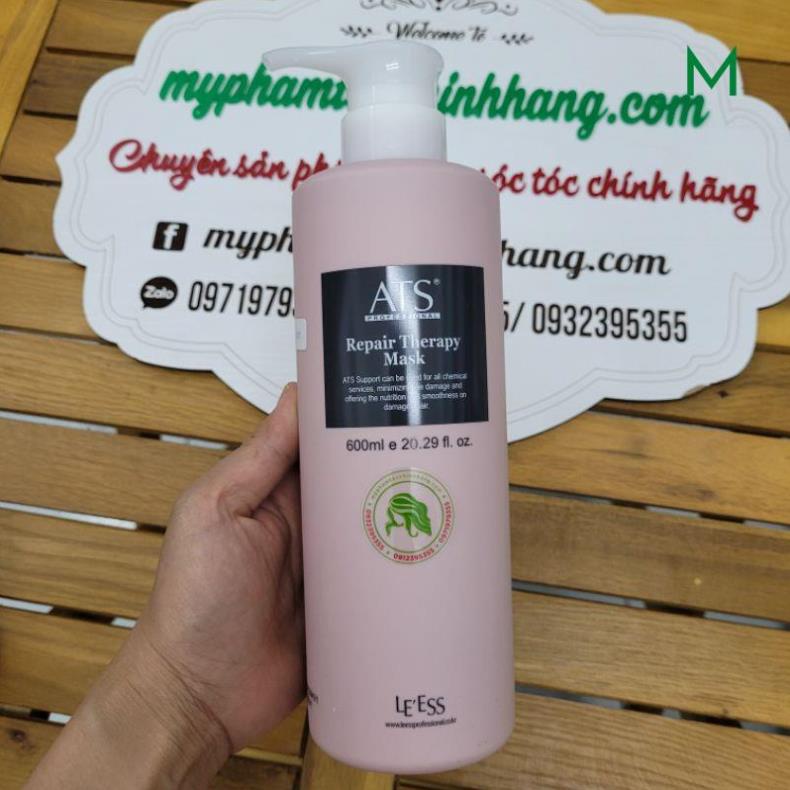 LẺ DẦU GỘI HOẶC DẦU XẢ PHỤC HỒI PHỦ BÓNG SAU UỐN ATS REPAIR THERAPY 600ML - 1000ML L8