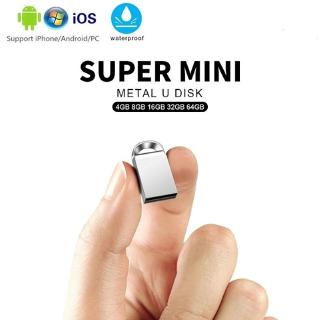 Usb dung lượng 64gb 16gb 8gb 4gb 32gb thiết kế mini bằng kim loại chống thấm