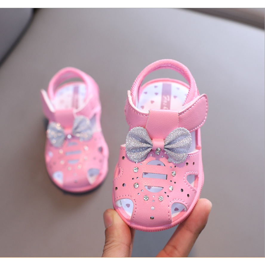 GIÀY BÚP BÊ NƠ CÓ KÈN CHO BÉ GÁI 6-36 THÁNG. GIÀY XĂNG ĐAN ĐẸP CHO BÉ GÁI. BABY LINK