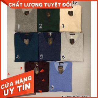 [HOT 2020]Áo len nam cổ tim sợi pha cotton - xuongaolen.com
