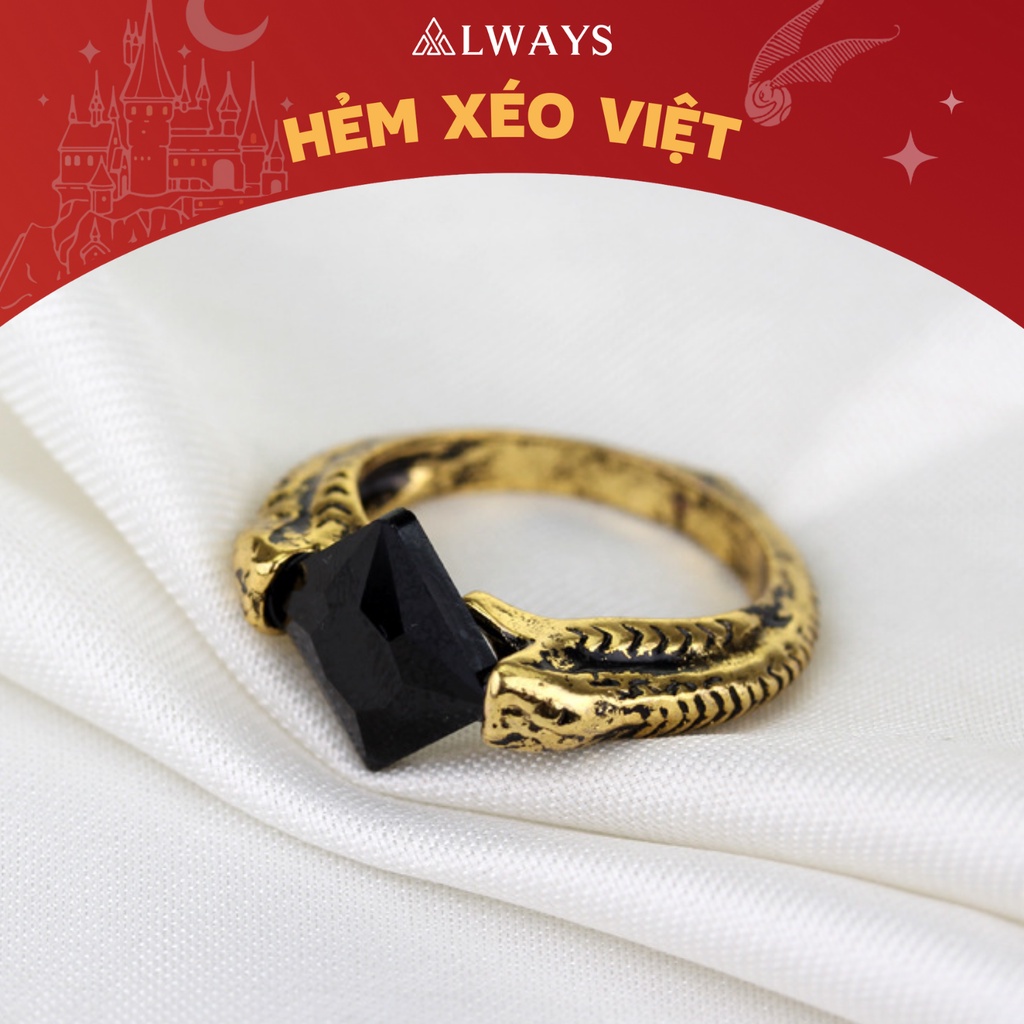 Nhẫn Marvolo Gaunt - Phụ kiện thời trang phong cách phù thủy Harry Potter - ALWAYS STORE