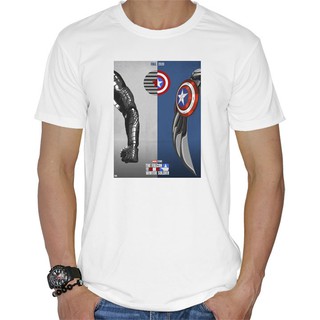 Áo thun IN Nam, Nữ hình Marvel - Falcon & Winter Soldier