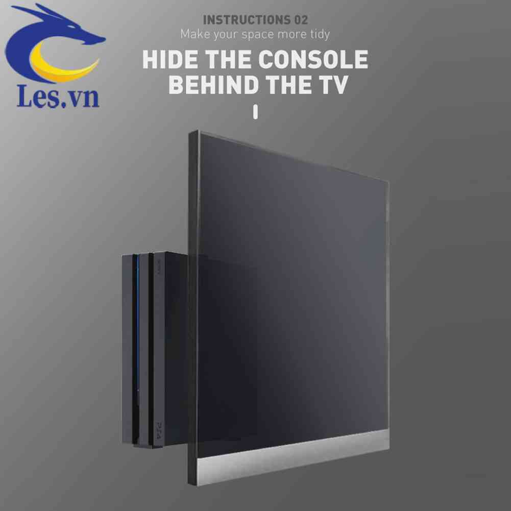 Giá Đỡ Treo Tường Cho Máy Chơi Game PS4 / PS4 Pro / PS4 Slim