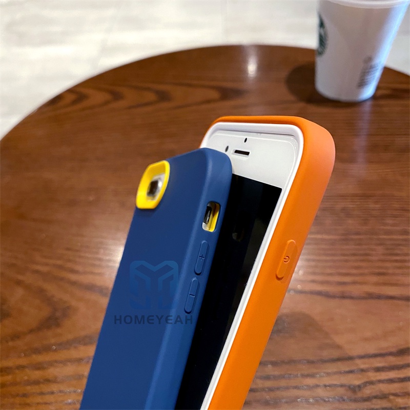 Ốp Điện Thoại Silicone Mềm Màu Macaron Chống Sốc / Vân Tay Cho iPhone 6 6s 7 8 Plus X XR XS MAX SE 2020 2022