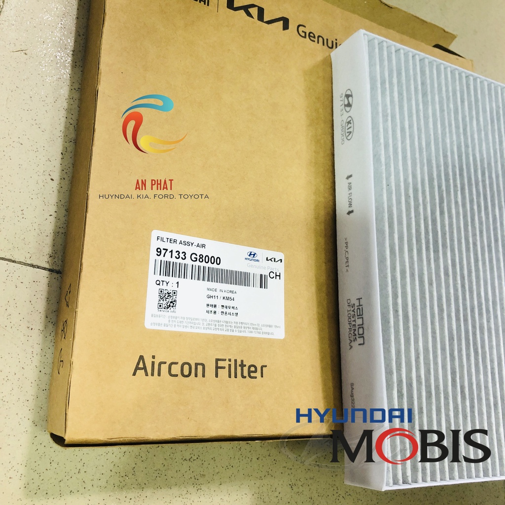 Lọc gió điều hòa 🚘 Hyundai Santafe 2019 - 2021  | 97133G8000 🚘 chính hãng MOBIS HÀN QUỐC