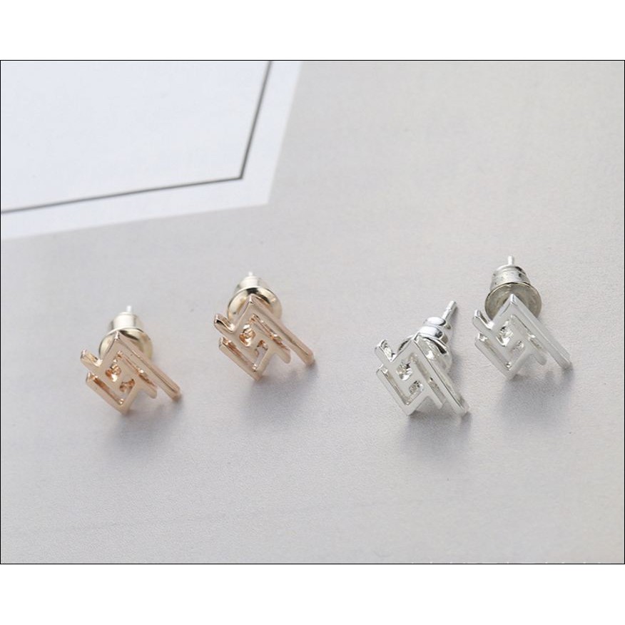 Khuyên tai luhan lh7 trang sức phụ kiện nam nữ phong cách Hàn Quốc