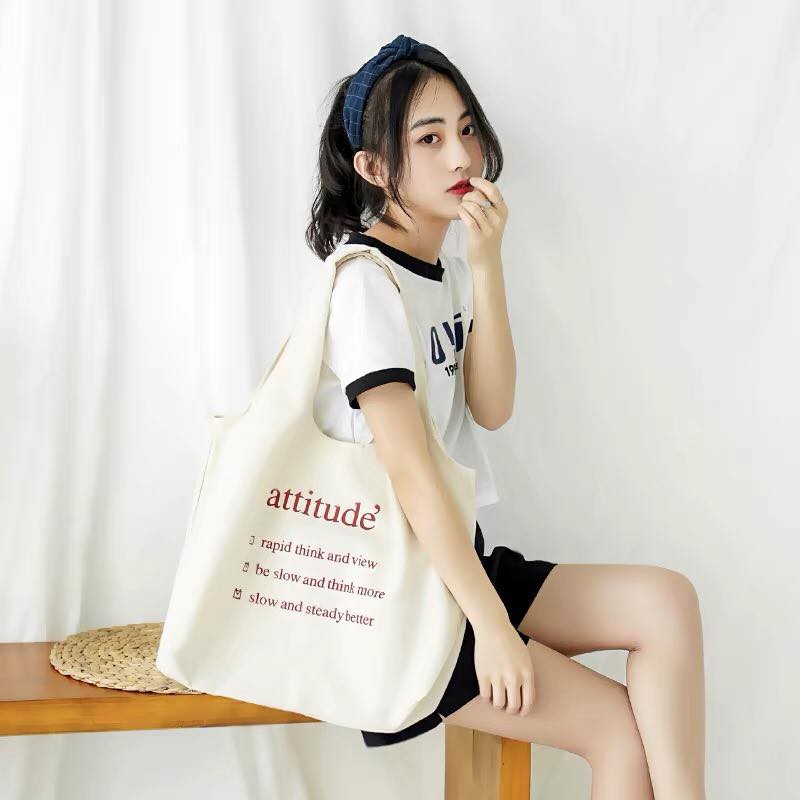 [T04] Túi tote attitude thời trang