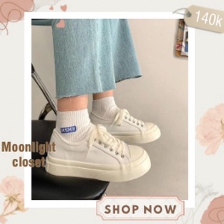 Giày bánh mì buộc dây phong cách ulzzang