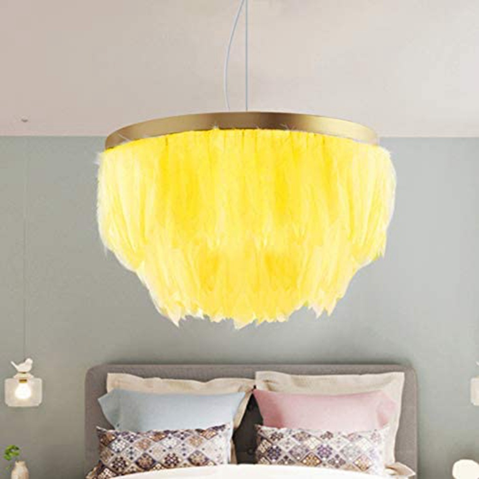 Dây Ruy Băng Lông Ngỗng Tự Nhiên 2M 15-20cm Trang Trí Tiệc Cưới / Sinh Nhật