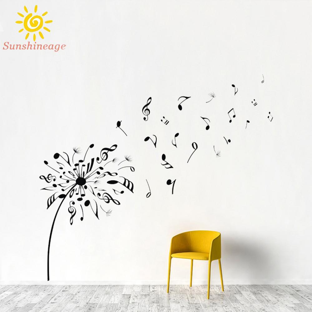 SUNAGE --Wall Sticker Shop Sticker Studies 97*85 Cm Wall Art Corridor Decal Note&amp; SHINE