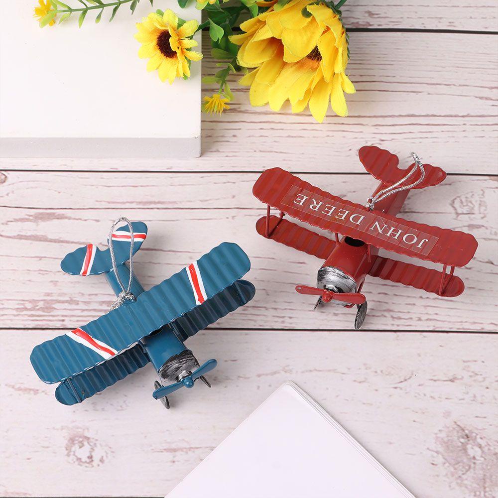 Mô Hình Máy Bay Nhỏ Bằng Thiếc Dùng Trang Trí Nội Thất