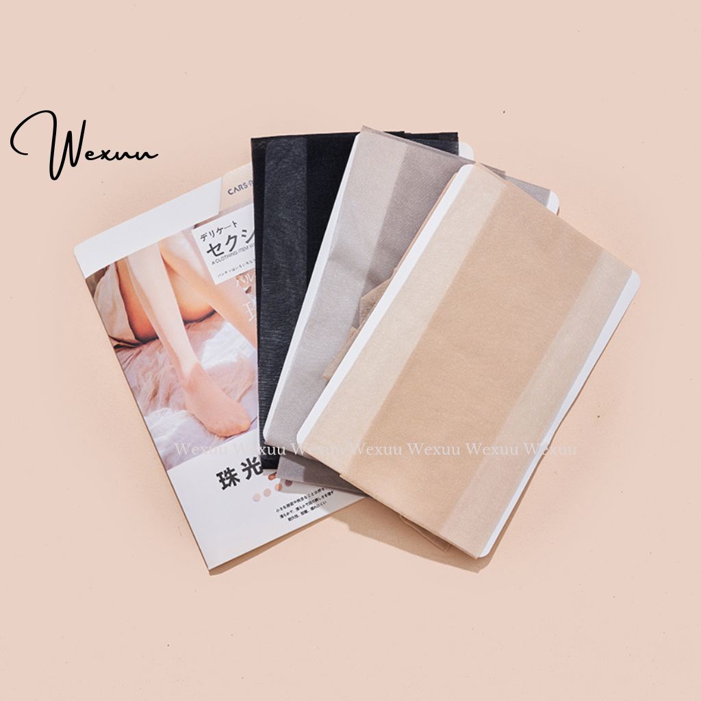 Quần tất giấy siêu dai siêu mịn ánh nhũ nhẹ lấp lánh sang chảnh chống xước cao cấp - Wexuu Design QT02