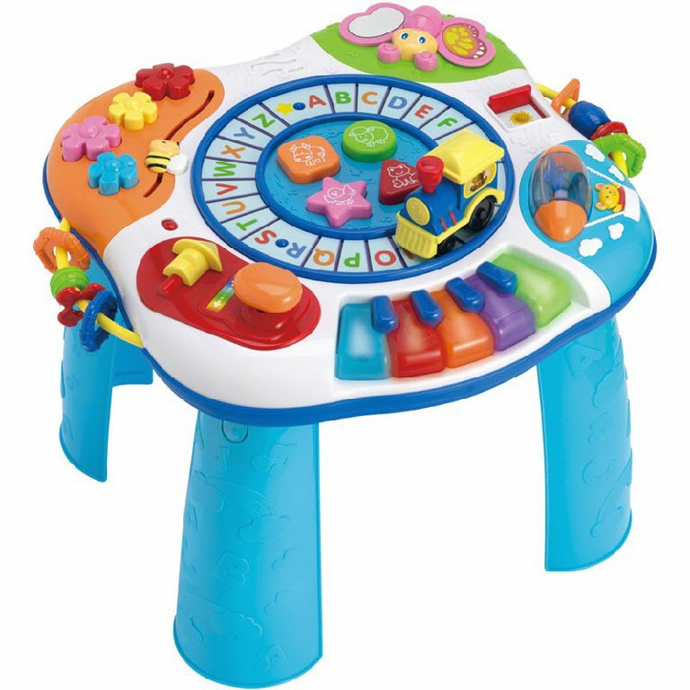 BÀN NHẠC THÔNG MINH 2IN1 - WINFUN LETTER TRAIN AND PIANO ACTIVITY TABLE