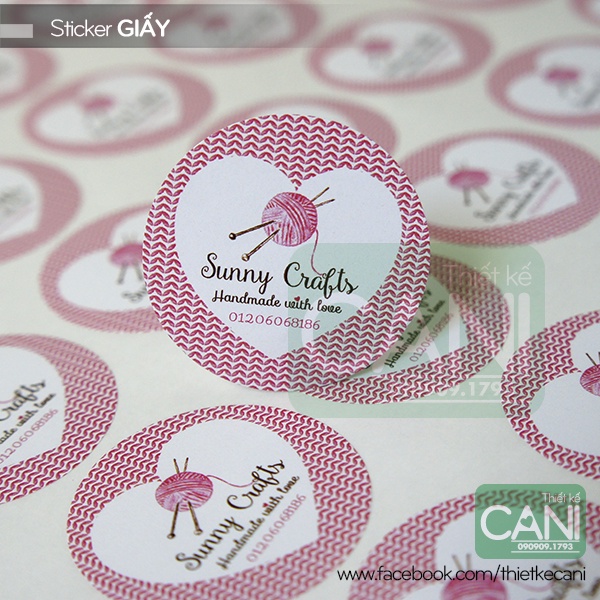 In theo yêu cầu Tem Nhãn Sticker Decal giấy dán