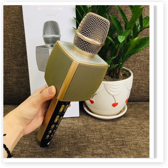 MICRO BLUETOOTH KARAOKE YS92 HỖ TRỢ GHI ÂM DÙNG HÁT TẠI NHÀ LIVETREAM - BẢO HÀNH 1 ĐỔI 1