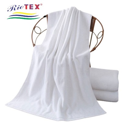 Khăn Tắm Cotton Cao Cấp RIOTEX -Khăn trắng mềm mịn, thấm hút tốt, ko xù 60x120cm Cho Gia Đình,Khách Sạn