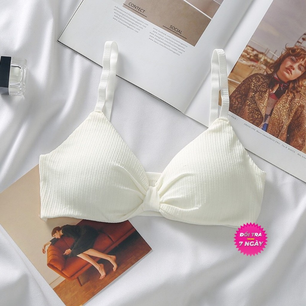 Áo Ngực S3BRA09CBT Áo Bra Chất Thun Cotton Gân Tăm Hàng Loại 1 Siêu Thoải Mái Mỏng Nhẹ (Freesize 45-65kg) | BigBuy360 - bigbuy360.vn