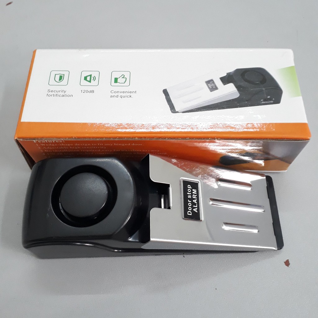 Báo Động Chống trộm Chặn Cửa Tặng Kèm Pin