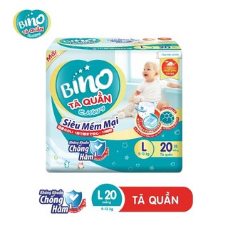 Tã quần Bino L20 (9-13kg) – Công nghệ Nhật Bản kháng khuẩn